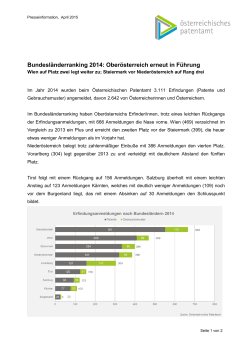 Bundesländerranking 2014: Oberösterreich erneut in Führung