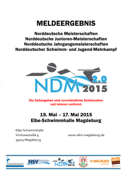 NDM 2015 - Meldeergebnis