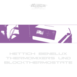 Hettich Benelux Thermomixers und BlockThermostate