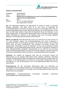 Realisierung und Verifizierung von zwei Low