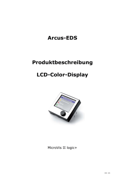 Arcus-EDS Produktbeschreibung LCD-Color