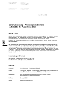 dazu... - Begegnungszentrum Bienzgut