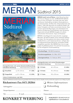 Südtirol 2015 - Konkret Werbung
