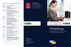 SAP Kundentag