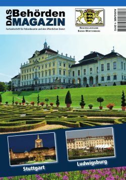 Ludwigsburg - Behördenmagazin