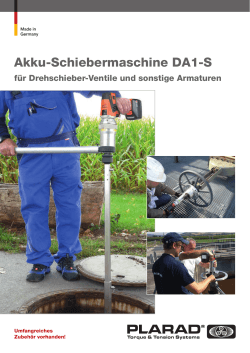 Akku-Schiebermaschine DA1-S