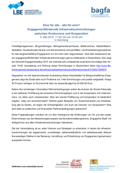 Programm Thementag als pdf - Landesnetzwerk Bürgerschaftliches