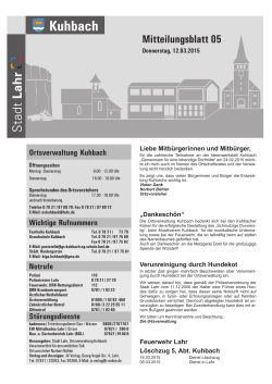 Mitteilungsblatt Kuhbach 05 / 2015 (application/pdf)