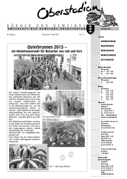 Amtsblatt 15, 10. April 2015