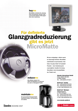 RZ Micro/D - Standex International GmbH