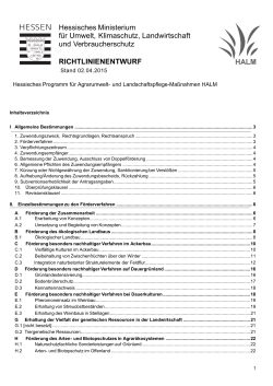 Richtlinie  - Hessisches Ministerium für Umwelt, Klimaschutz