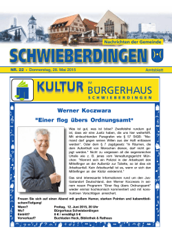 28.05.2015 - Gemeinde Schwieberdingen