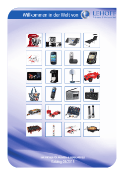 Katalog - Lehoff
