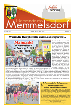 Maimarkt - Memmelsdorf