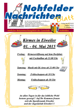Amtsblatt KW 18 2015