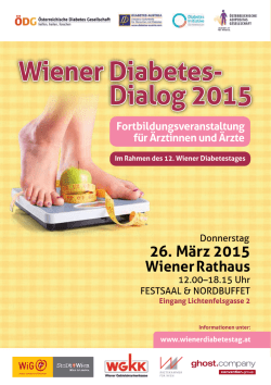 Ärzte-Programm Wiener Diabetestag 2015