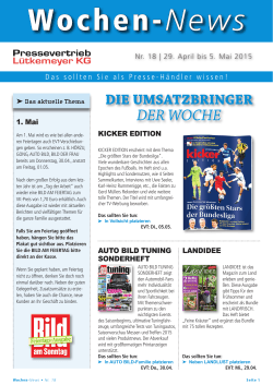 EH-Info 18/2015 - Pressevertrieb Lütkemeyer KG