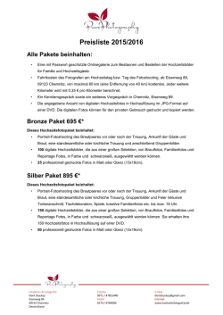 Preisliste als PDF