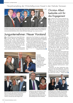 Jungunternehmer: Neuer Vorstand