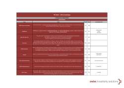 ITB 2015 - SHS Zusatztipps - Swiss Hospitality Solutions