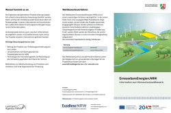 Infoflyer - EFRE.NRW