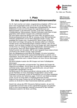 Bericht - DRK Ortsverein Baltmannsweiler