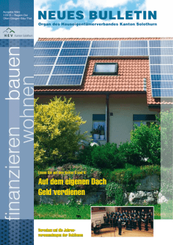 HEV-Bulletin M&auml;rz 2015 Region Ost