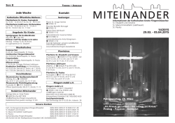 EINANDER MIT - Katholische Kirche
