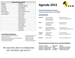 Jahresprogamm 2015 - Schiesssport Blatten