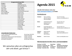 Jahresprogamm 2015 - Schiesssport Blatten