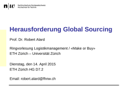 Herausforderung Global Sourcing
