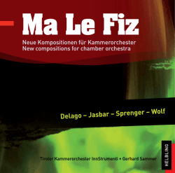 Ma Le Fiz - Tiroler Kammerorchester InnStrumenti