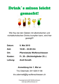 Drink`s mixen leicht gemacht! - fg