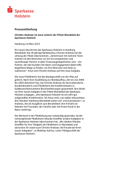 Pressemitteilung_Sparkasse Holstein_Neue Filialleitung Wandsbek_1