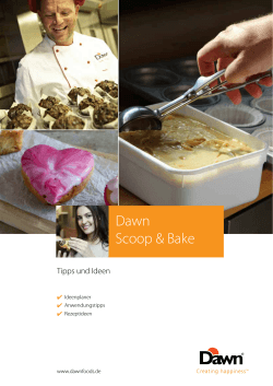 Scoop & Bake Anwendung und Rezepte