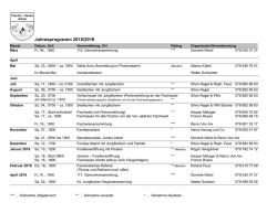 Jahresprogramm 2015/2016