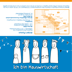 Ich bin Hauswirtschaft
