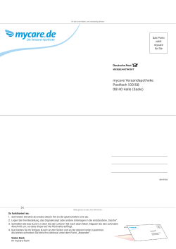 Freiumschlag als PDF zum Ausdrucken
