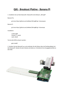 QIG - Breakout Platine - Banana Pi