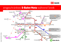 trifft der Streik das S-Bahn-Netz