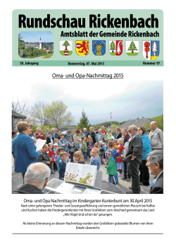 19 vom 07. Mai - Gemeinde Rickenbach