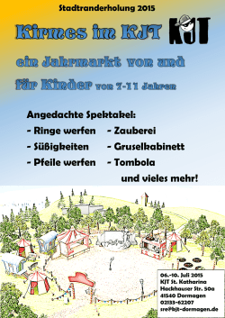 Angedachte Spektakel: - Ringe werfen - Zauberei