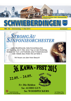 07.05.2015 - Gemeinde Schwieberdingen