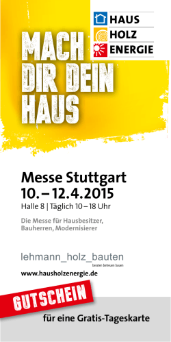 Einladung  - lehmann_holz_bauten