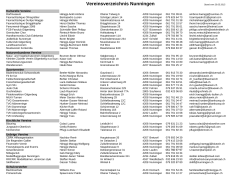 Vereinsverzeichnis Nunningen