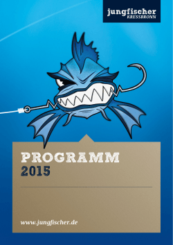 PROGRAMM 2015 - jungfischer.de