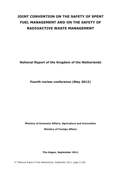 joint convention on the safety of spent fuel management and on the