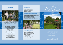 Italikurs Italienisch lernen in Italien mal anders... www.italikurs.info