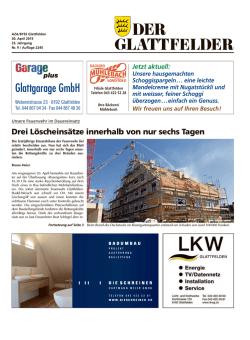 Glattgarage GmbH - Der Glattfelder