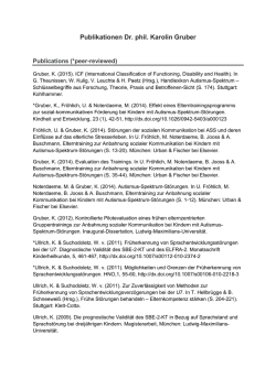 Publikationen - Department P&auml;dagogik und Rehabilitation
